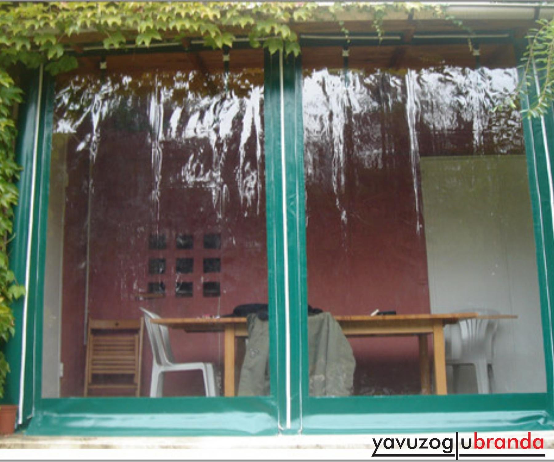 Fermuarlı Şeffaf Branda